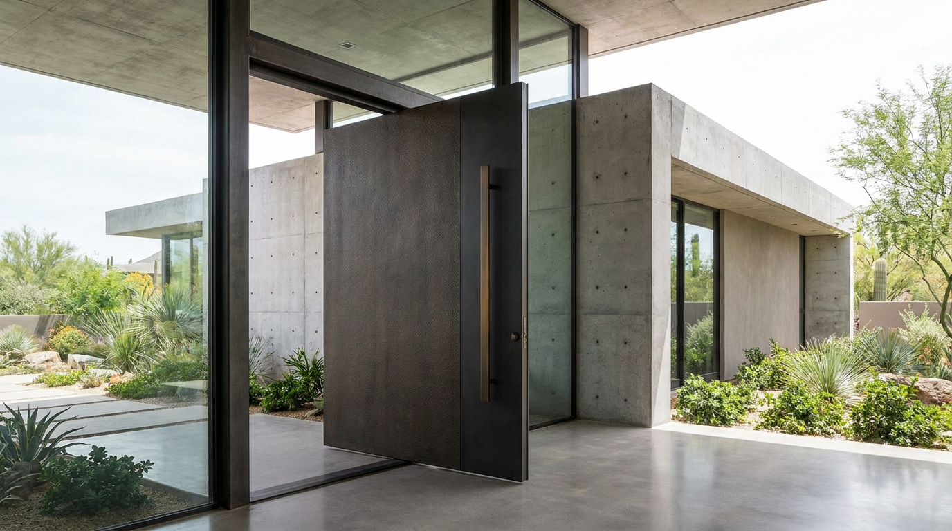 Richocean Modern Aluminum Pivot Door Engineering China